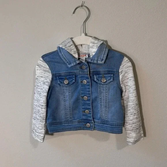 Cat & Jack Toddler Cat Jean and Jersey Jacket - size 12 months - Picture 6 of 7